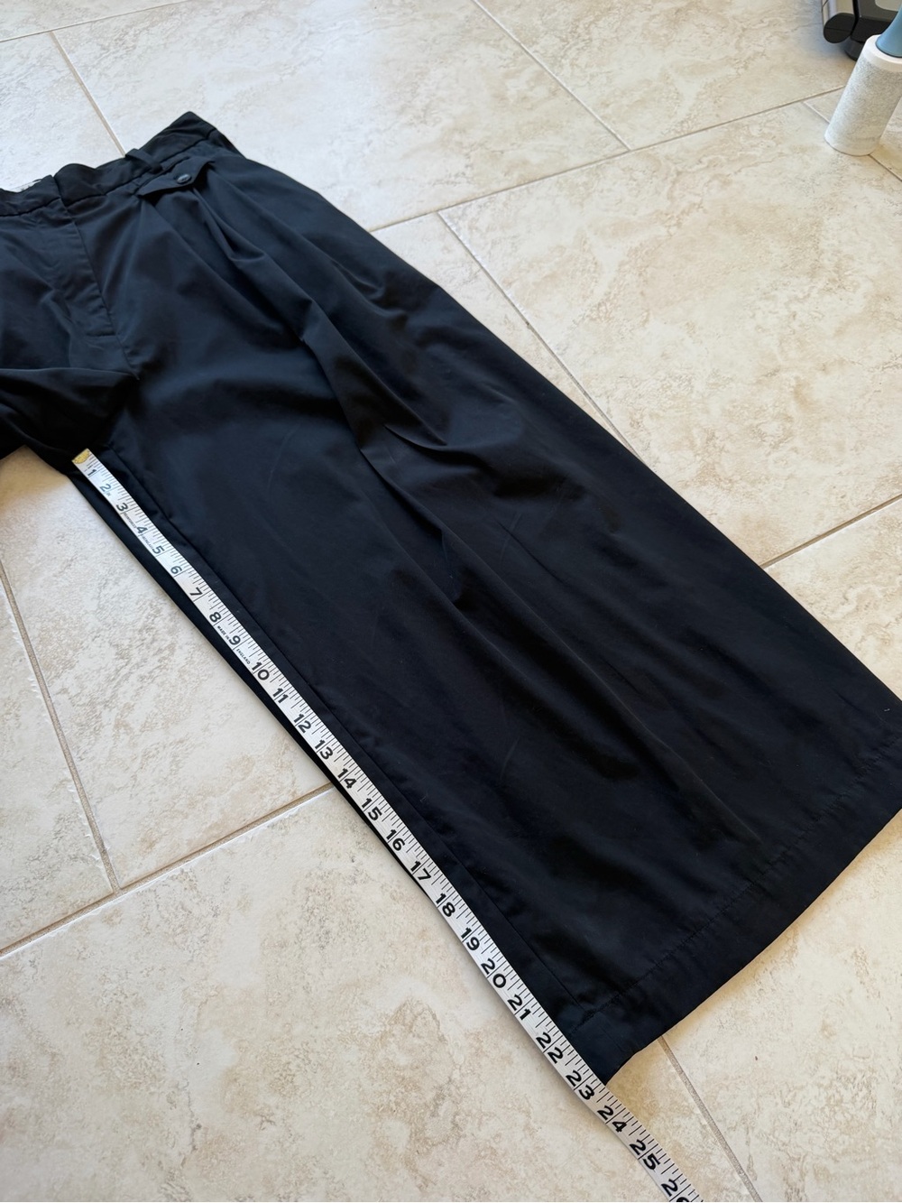 TIBI Bio Twill Triple Pleat Cropped Pant Trendy - Picture 4 of 6